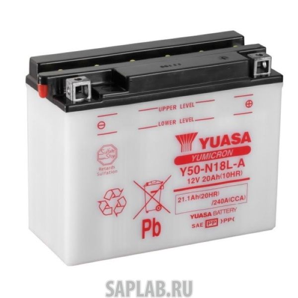 Купить запчасть  YUASA - Y50N18LA Аккумулятор YUASA Y50-N18L-A