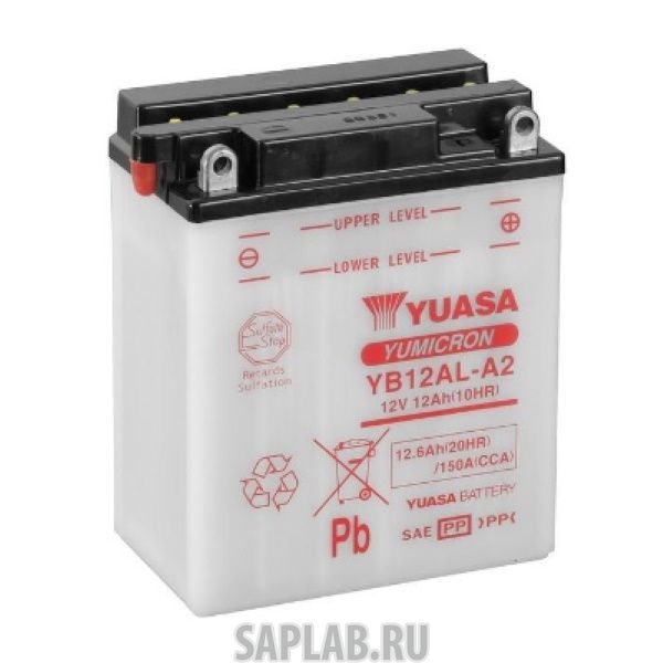 Купить запчасть  YUASA - YB12ALA2 Аккумулятор YUASA YB12AL-A2