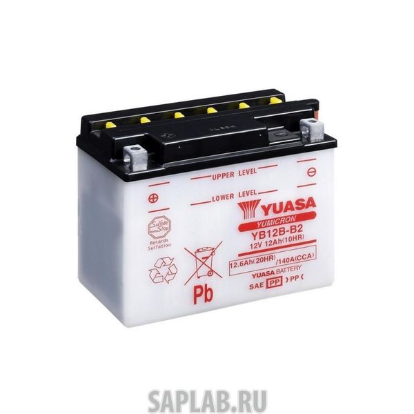 Купить запчасть  YUASA - YB12BB2 Аккумулятор YUASA YB12B-B2 (б/э) 1449