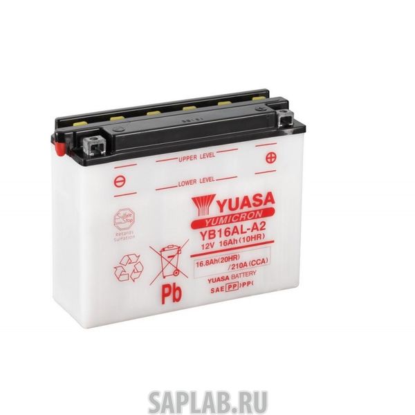 Купить запчасть  YUASA - YB16ALA2 Аккумулятор для мототехники YUASA YB16AL-A2