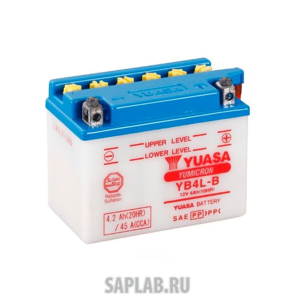 Купить запчасть  YUASA - YB4LB Аккумуляторная Батарея Yumicron Battery [12v 4,2ah 45a] YUASA