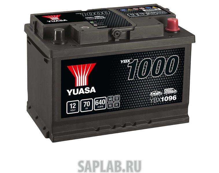 Купить запчасть  YUASA - YBX1096 Аккумулятор Yuasa Standard YBX1096 12В 70Ач 620CCA 278x175x190 мм Обратная (-+)