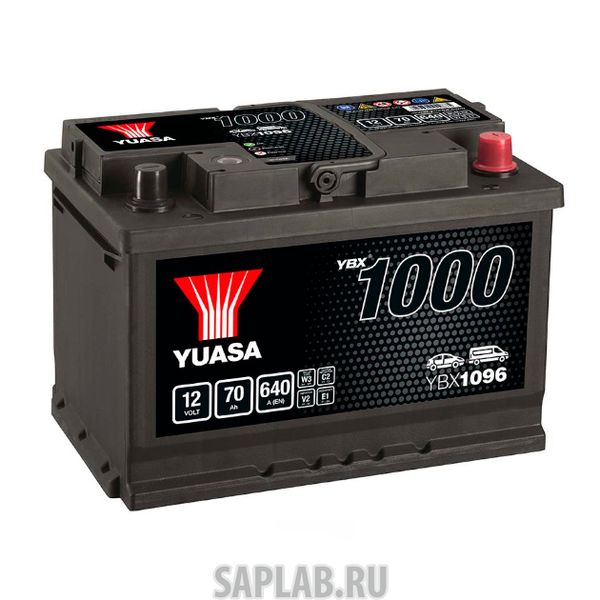 Купить запчасть  YUASA - YBX1096070 Аккумуляторная Батарея Smf[12v 70ah 640a B13] YUASA