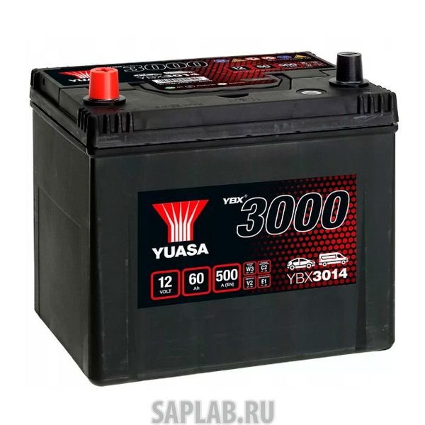 Купить запчасть  YUASA - YBX3014060 Аккумуляторная Батарея Smf[12v 60ah 450a] YUASA YBX3014-060