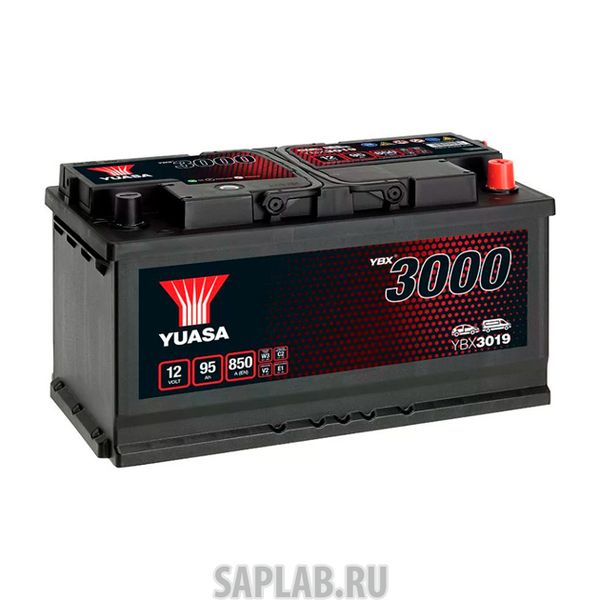 Купить запчасть  YUASA - YBX3019 Аккумулятор Yuasa SMF YBX3019 12В 95Ач 850CCA 353x175x190 мм Обратная (-+)