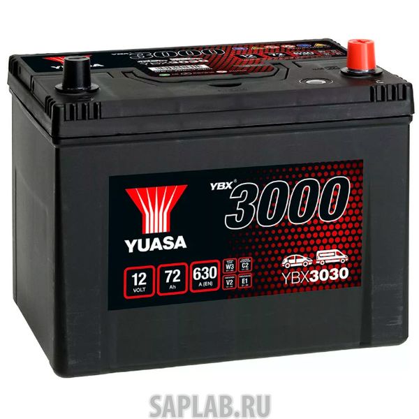 Купить запчасть  YUASA - YBX3030070 Аккумуляторная Батарея Smf[12v 72ah 570a] YUASA