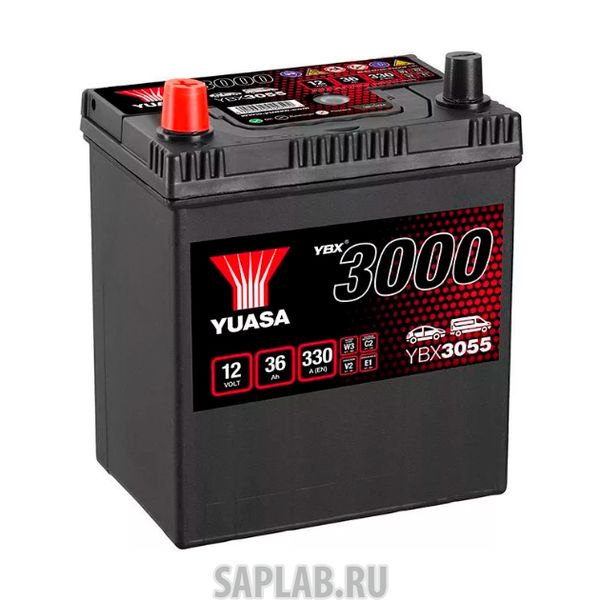 Купить запчасть  YUASA - YBX3055036 Аккумуляторная Батарея Smf[12v 36ah 330a] YUASA YBX3055-036