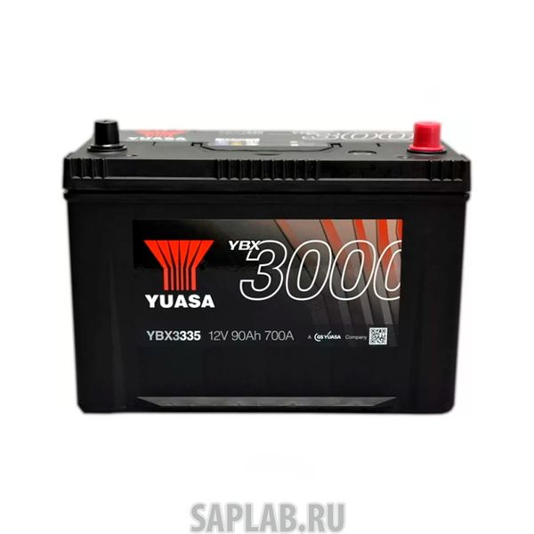 Купить запчасть  YUASA - YBX3335090 Аккумуляторная Батарея Smf[12v 90ah 700a B1] YUASA YBX3335-090