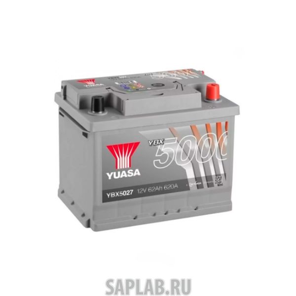 Купить запчасть  YUASA - YBX5027062 Аккумуляторная Батарея Silver High Performance[12v 62ah 600a B13/B14] YUASA