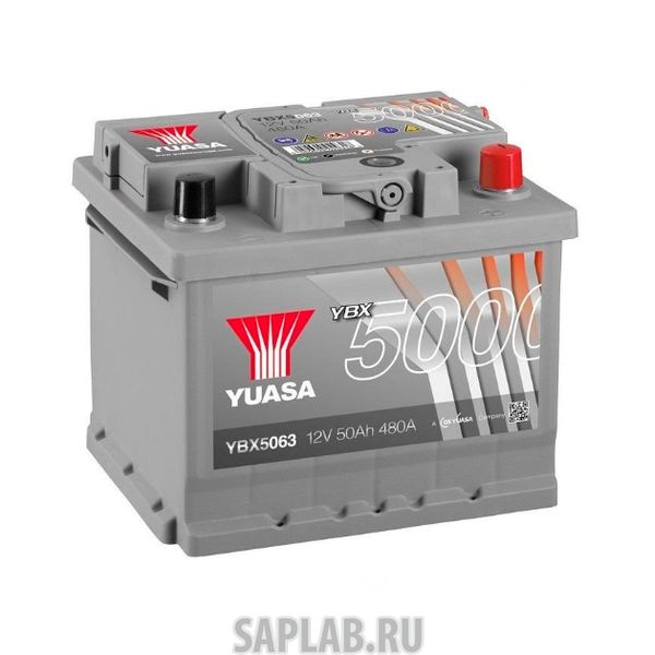 Купить запчасть  YUASA - YBX5063050 Аккумуляторная Батарея Silver High Performance[12v 50ah 480a B13/B14] YUASA