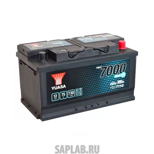 Купить запчасть  YUASA - YBX7110075 Аккумуляторная Батарея Efb Start Stop[12v 75ah 730a B3] YUASA