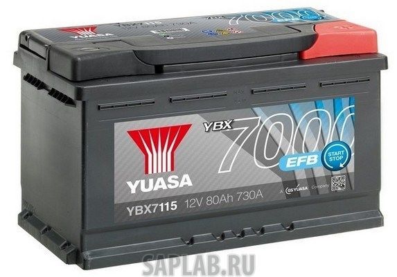 Купить запчасть  YUASA - YBX7115 Аккумулятор автомобильный Yuasa YBX7115 80 Ач