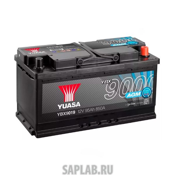 Купить запчасть  YUASA - YBX9019095 Аккумуляторная Батарея Agm Start Stop Plus[12v 95ah 850a B13] YUASA