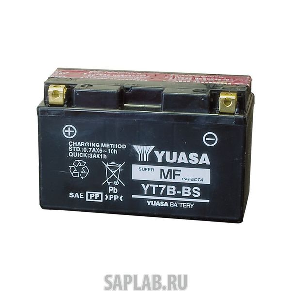 Купить запчасть  YUASA - YT7B4 Аккумулятор Yuasa YT7B-4 12В 6,8Ач 110CCA 150x65x93 мм Прямая (+-)