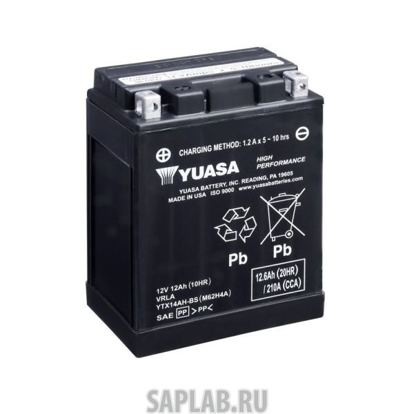 Купить запчасть  YUASA - YTX14AHBS Аккумулятор YUASA YTX14AH-BS