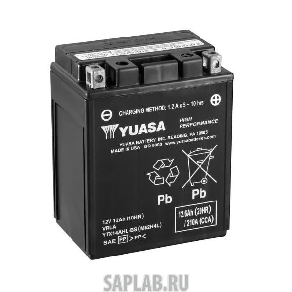 Купить запчасть  YUASA - YTX14AHLBS Аккумулятор YUASA YTX14AHL-BS