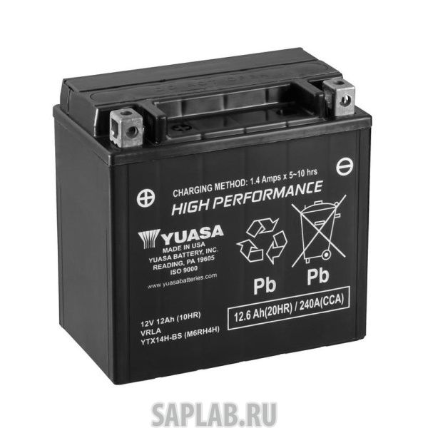 Купить запчасть  YUASA - YTX14HBS Аккумулятор YUASA YTX14H-BS