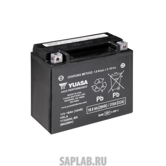 Купить запчасть  YUASA - YTX20HLBS Аккумулятор для мототехники YUASA YTX20HL-BS