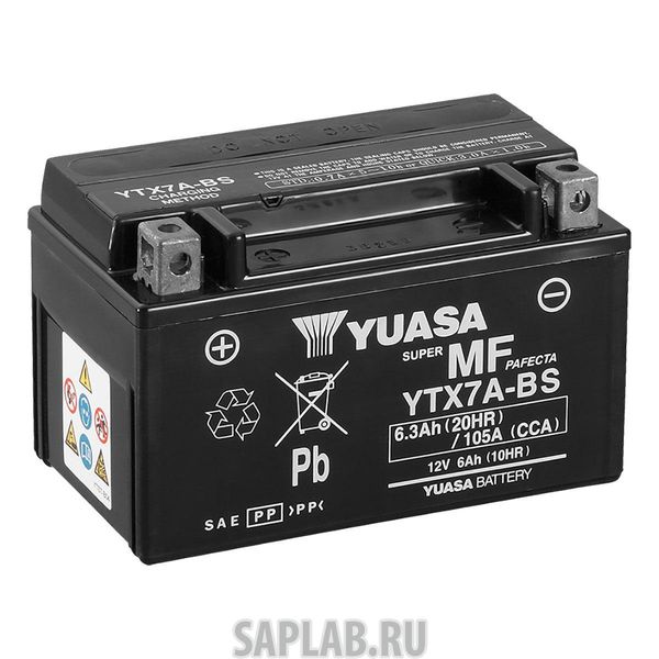 Купить запчасть  YUASA - YTX7ABS Аккумулятор YUASA YTX7A-BS