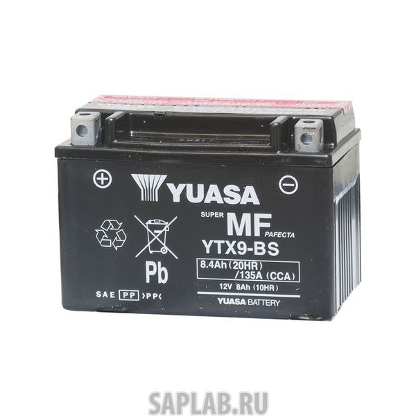 Купить запчасть  YUASA - YTX9BS Аккумуляторная Батарея Maintenance Free [12v 8,4ah 135a] YUASA