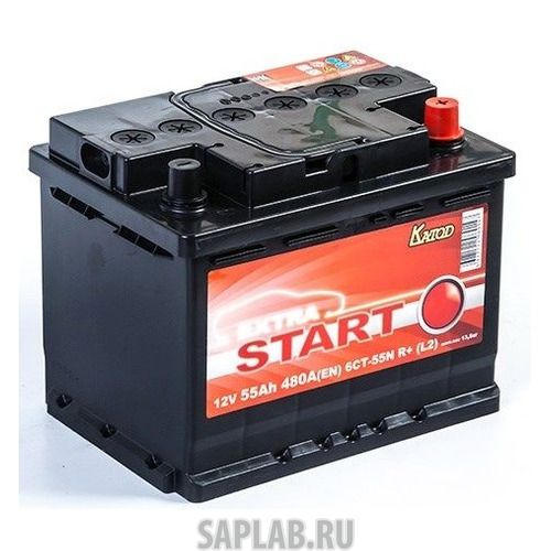 Купить запчасть  КАТОД - 6СТ55NRL2 Аккумулятор автомобильный КАТОД EXTRA START Extra Start 55Ач 480A [6ст-55n r+ (l2)]