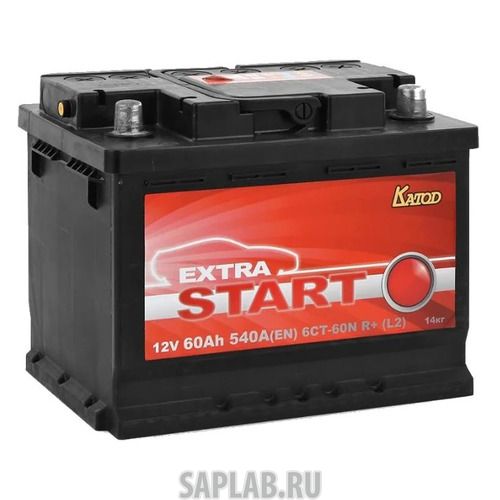 Купить запчасть  КАТОД - 6СТ60NRL2 Аккумулятор автомобильный КАТОД EXTRA START Extra Start 60Ач 540A [6ст-60n r+ (l2)]