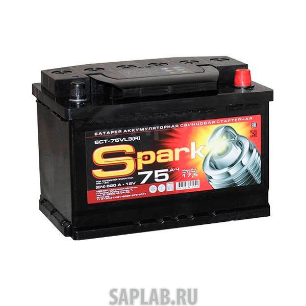 Купить запчасть  СПАРК - SPA753L Аккумулятор легковой "СПАРК" 75Ач п/п